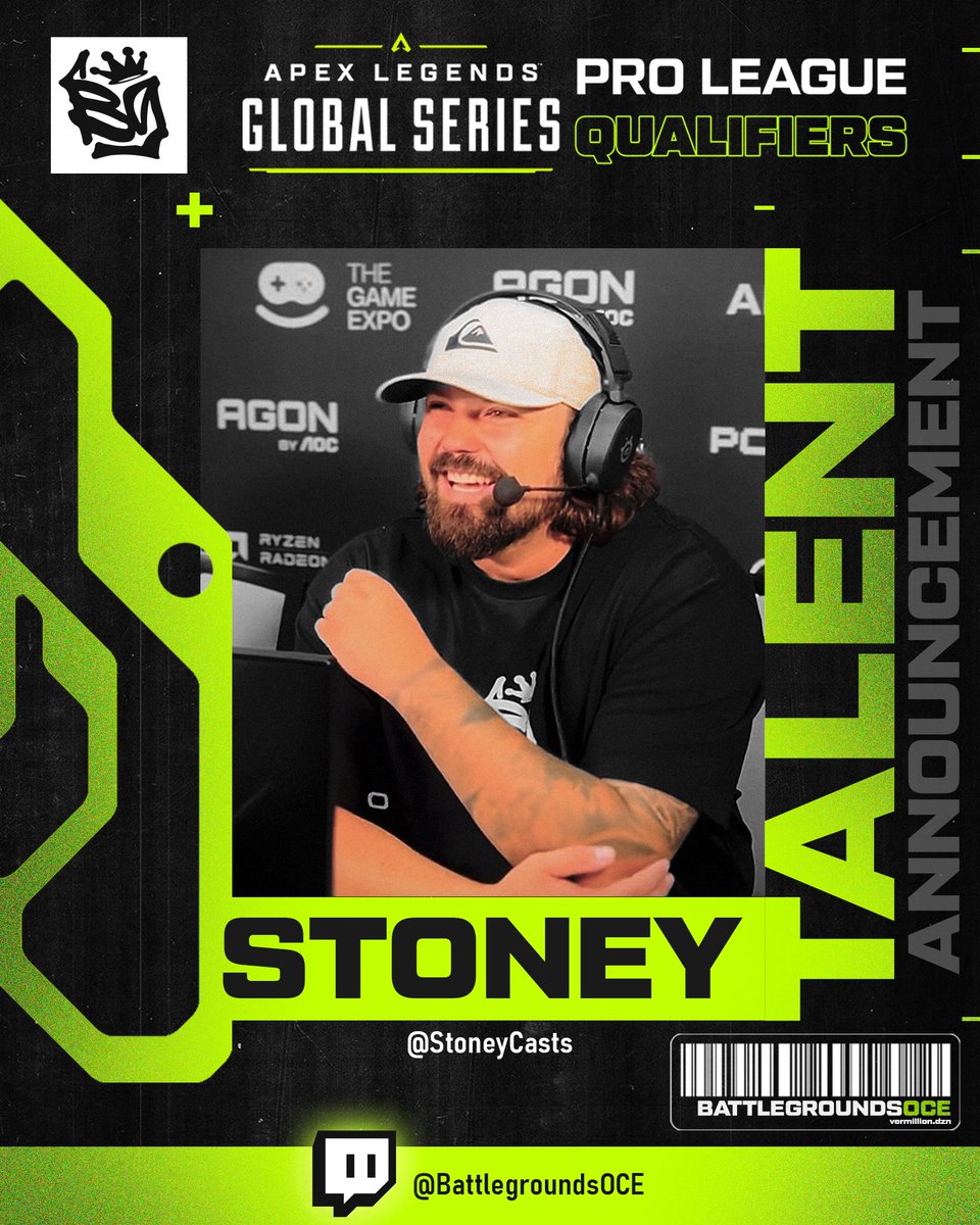 🔥 The Boss Man is BACK 🔥

Stoney is your caster, observer, and production wizard for the PLQ kicking off tomorrow, August 1st!

Catch every moment, every clutch, and every call — LIVE on Battlegrounds Twitch and YouTube

Let’s get LOUD! 🏆 #APACS