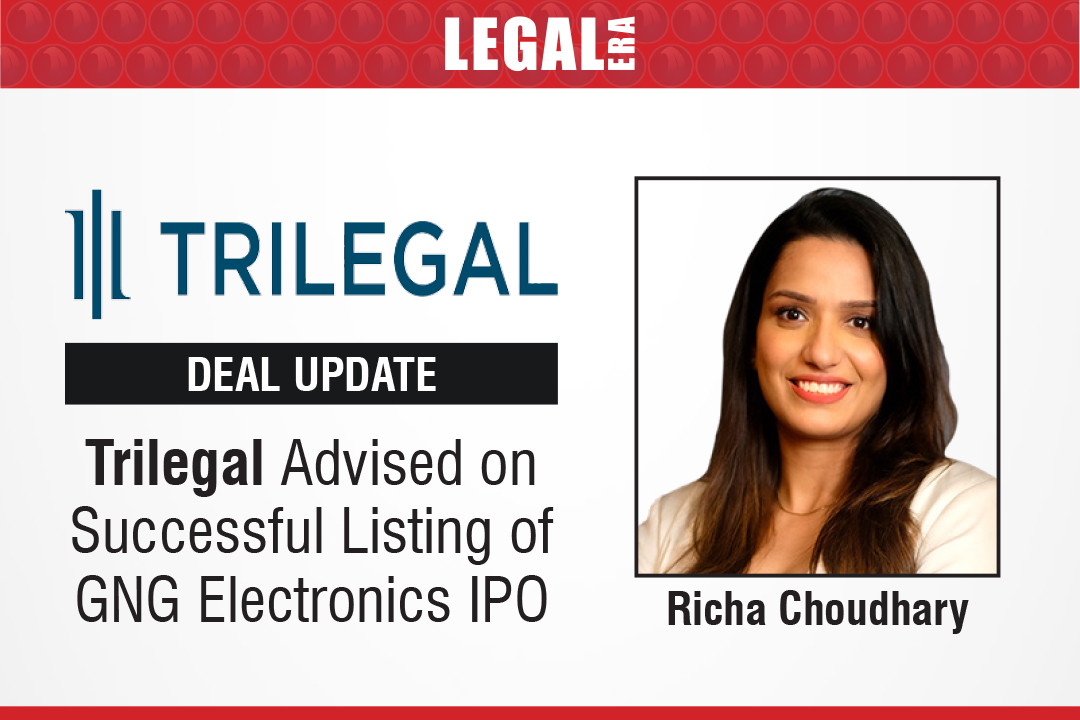 LegalEraGlobal's tweet image. Trilegal Advised On Successful Listing Of GNG Electronics IPO
Link to read full News : legaleraonline.com/deal-street/tr…
#trilegal #gngelectronics #electronicsbazaar #ipo #capitalmarkets #listing