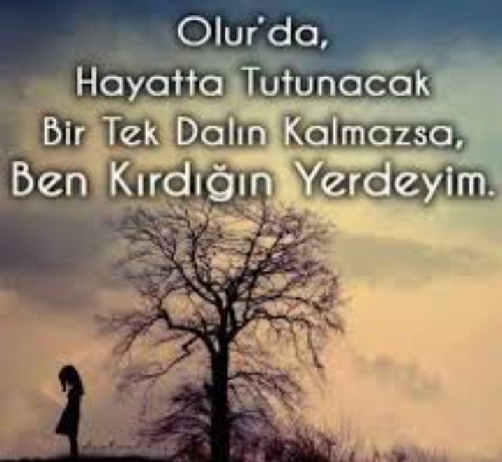 Kırdığın yerden " tutma ama"...👌👌👌...