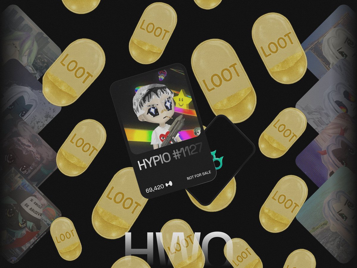 EGT (@egt_flow) on Twitter photo Ever seen an NFT marketplace drop 50% of its tokens to a single NFT collection?
Hypio might be the highest ROI NFT just from token airdrops and the NFT itself is basically free.
If you're on Hyperliquid and don't hold multiple Hypios... what are you doing?
Only 5,555 exist. Ever seen an NFT marketplace drop 50% of its tokens to a single NFT collection?
Hypio might be the highest ROI NFT just from token airdrops and the NFT itself is basically free.
If you're on Hyperliquid and don't hold multiple Hypios... what are you doing?
Only 5,555 exist.