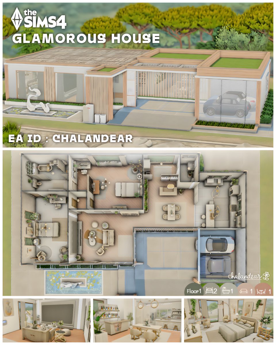 ✨Glamorous House (nocc)
🏠30x20 🛏️ 2 🚽 2
🌻EA ID: Chalandear
#Thesims #thesims4 #ts4 #ShowUsyourBuilds #chalanBuildhouse2025 #เดอะซิมส์4