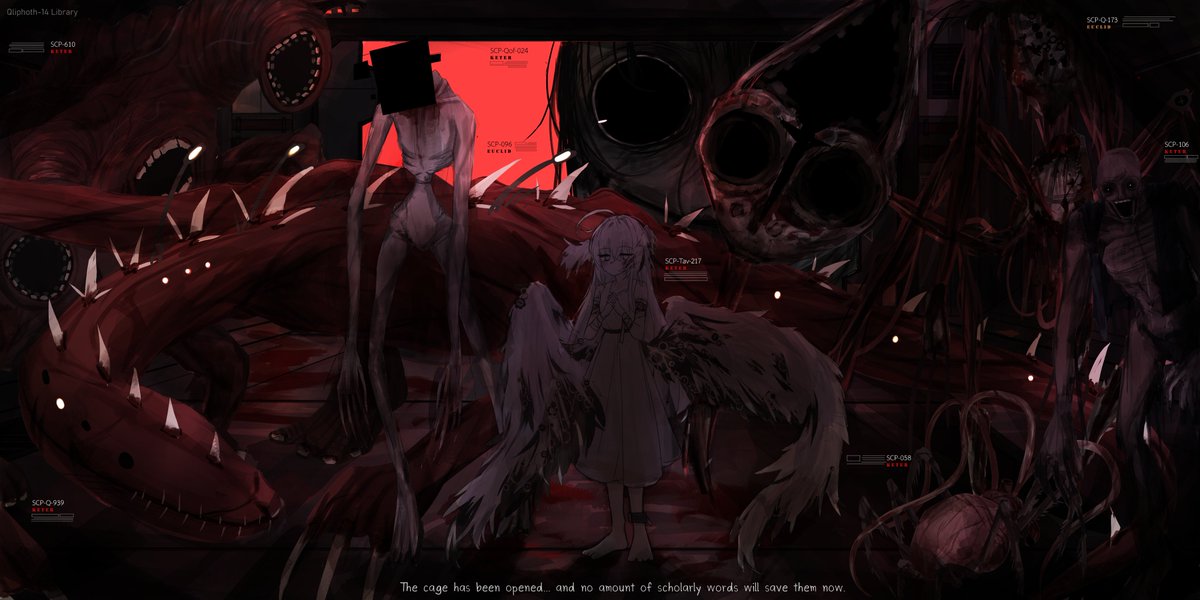 Qliphoth14_Lib's tweet image. #SCPFoundation The Abnormalities