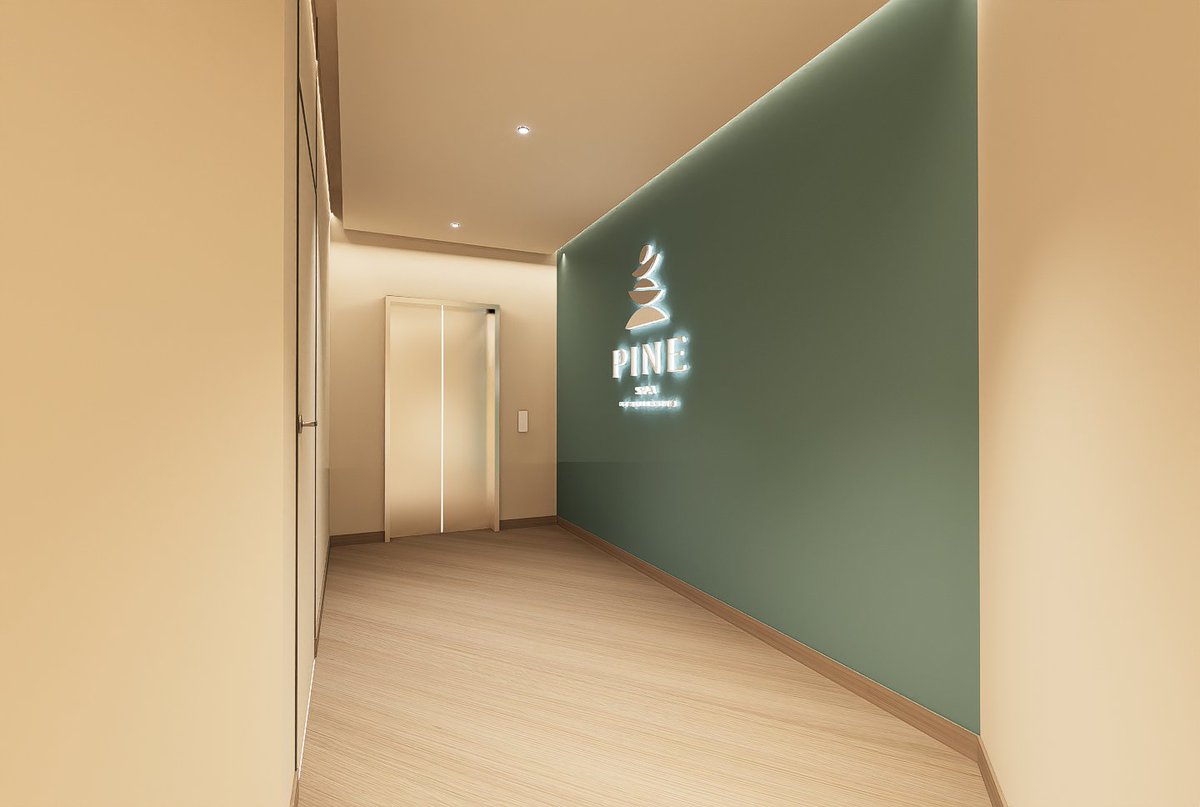 dimxatelierr's tweet photo. Perfect for a serene spa reception. 

Beige &amp; Pale green -  a palette that soothes.
Beige offers warmth and grounding, while pale green refreshes and restores. 

#spadesign #colorpsychology #interiordesign #dimx https://t.co/yBifH6Rday