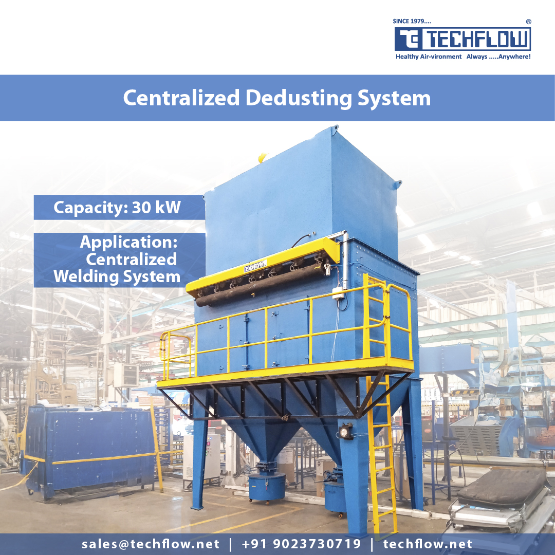 techflownet's tweet image. Another milestone! ✅
We’ve installed a 30 kW Centralized Dedusting System for a multi-station Welding System — engineered for clean air, safety, and performance. 🛠️
🔗 techflow.net/category/dust-…
#CentralizedDedusting #WeldingDustControl #Techflow #CleanAirTech #AirPollutionControl