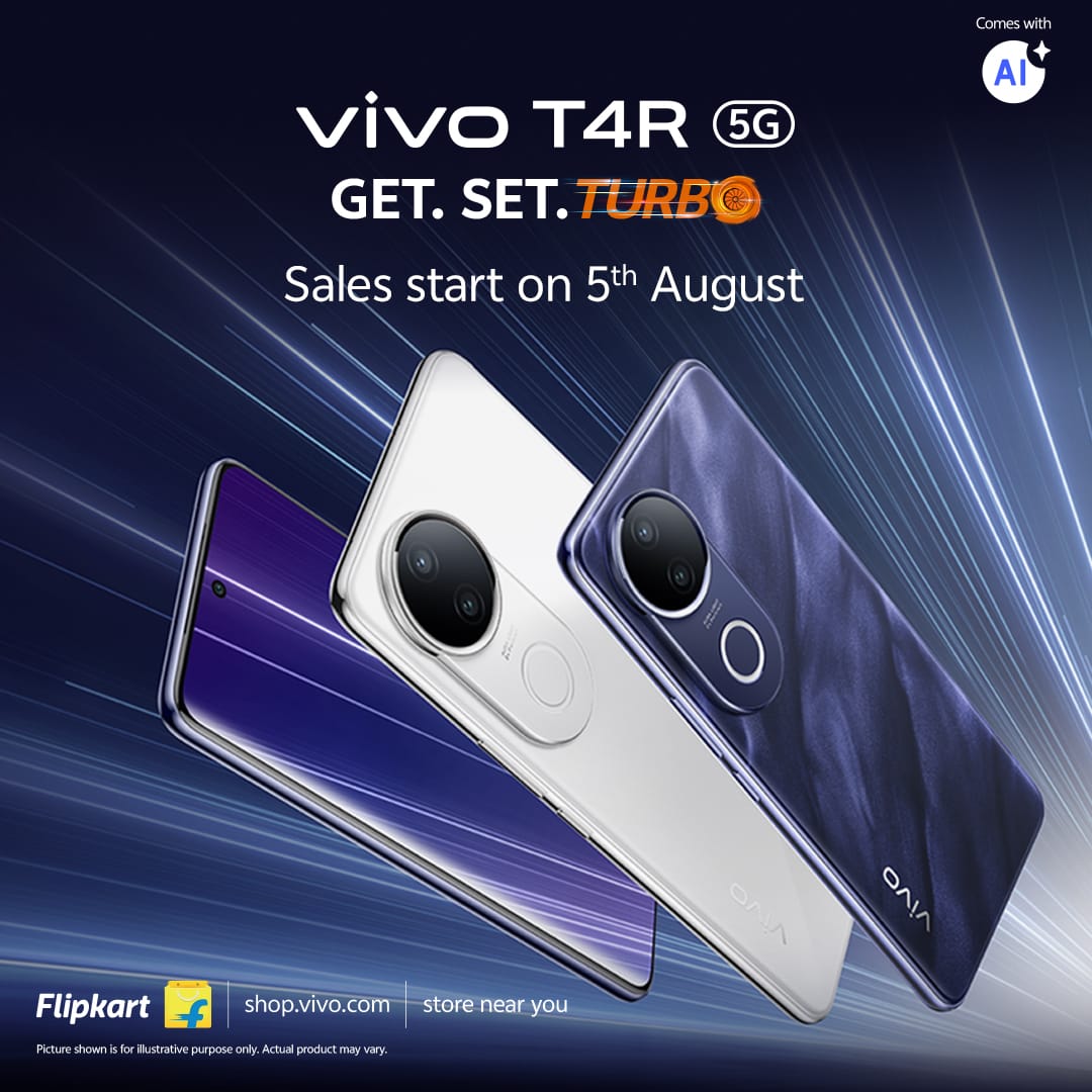 Vivo T4R sales starting on 5th August. Are you going to change your phone? Good with All new Vivo T4R. One of the best phone.

#vivoT4R