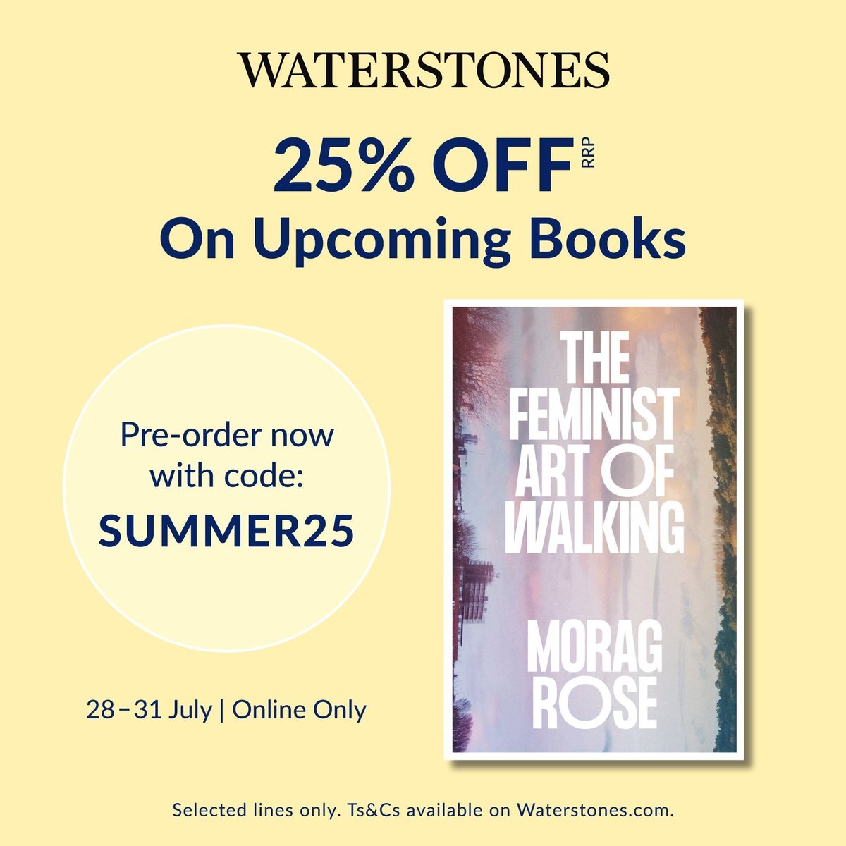 Pluto Press (@plutopress) on Twitter photo 📚 SPECIAL OFFER - LAST DAY!📚
<a href="/Waterstones/">Waterstones</a> is offering 25% off pre-orders of select Pluto books until 31 July - including, The Feminist Art of Walking by <a href="/thelrm/">Dr Morag Rose</a>:
waterstones.com/book/the-femin… 📚 SPECIAL OFFER - LAST DAY!📚
<a href="/Waterstones/">Waterstones</a> is offering 25% off pre-orders of select Pluto books until 31 July - including, The Feminist Art of Walking by <a href="/thelrm/">Dr Morag Rose</a>:
waterstones.com/book/the-femin…