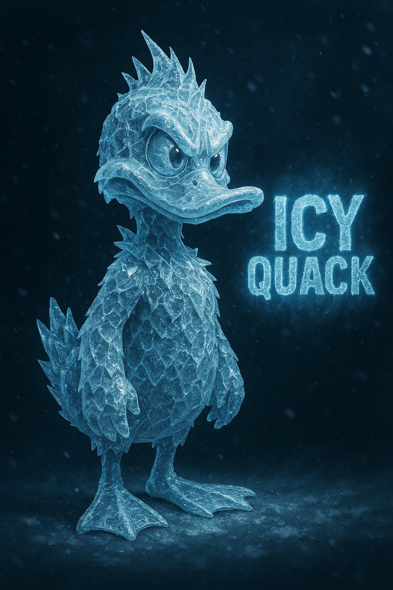 Deee_drizzy's tweet photo. 🧊 Straight out the freezer...
ICY QUACK has officially touched down in the world of @Illiquid_NFT ❄️🔥
Cold-blooded, fire-bound — and he’s just getting started.
#LLLIQUID #IlliquidNFT #OrdinalArt #IceDrip #Web3 https://t.co/SELXuYSw2K