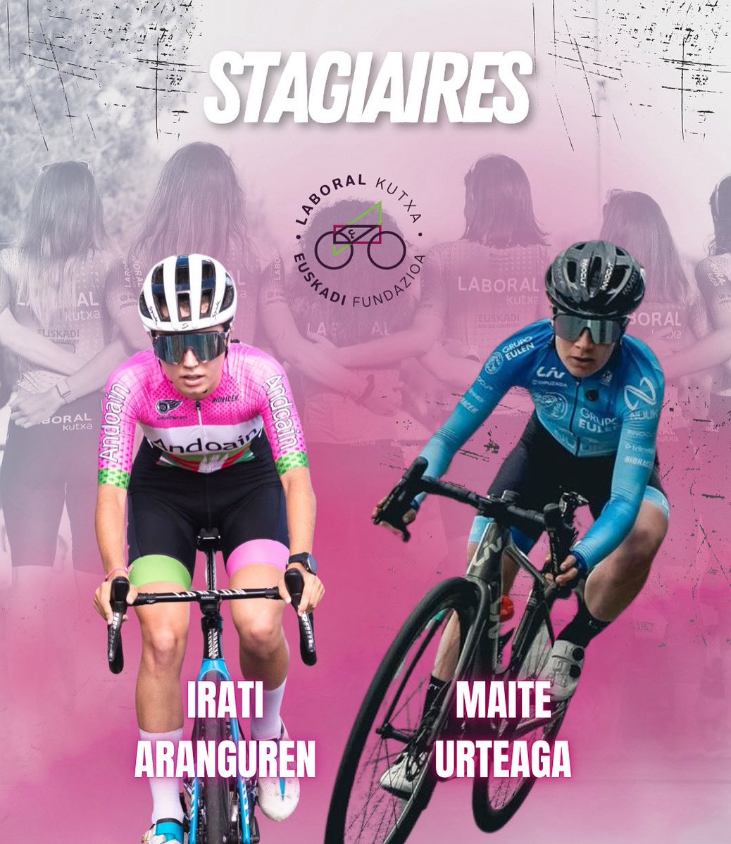 Irati Aranguren eta Maite Urteaga taldean ibiliko dira Stagiaire bezala abuztutik aurrera 💪

Urtean zehar haien kategorietan lan paregabea egin ondoren, taldearekin batera UCI egutegiko lasterketetan parte hartzeko aukera izango dute. 

Ongi etorri 💪💜
——

Irati Aranguren y