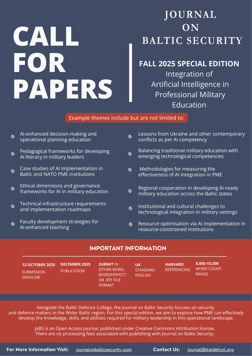 BalticDefenceCollege (@baltdefcol) on Twitter photo  BalticDefenceCollege (@baltdefcol) on Twitter photo