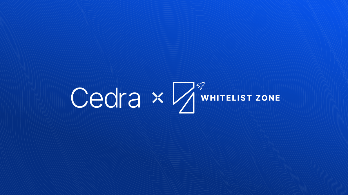 Cedra × <a href="/wzone_io/">WhiteList Zone</a>

We’re joining forces with WhiteList Zone — a Web3 whitelist marketplace offering fast, secure access to investment opportunities directly from top launchpads and projects.

With AI-powered tools, automated whitelist aggregation, and a marketplace built for
