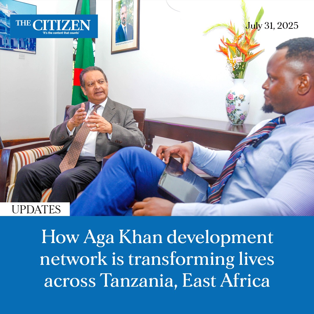 The Citizen Tanzania (@thecitizentz) on Twitter photo The Aga Khan Development Network (<a href="/akdn/">Aga Khan Development Network</a>) positions itself as a unique, multi-sectoral development agency focused on improving quality of life. Its longstanding presence in Tanzania, since 1905, reflects a commitment to pioneering initiatives in education, healthcare, and economic The Aga Khan Development Network (<a href="/akdn/">Aga Khan Development Network</a>) positions itself as a unique, multi-sectoral development agency focused on improving quality of life. Its longstanding presence in Tanzania, since 1905, reflects a commitment to pioneering initiatives in education, healthcare, and economic