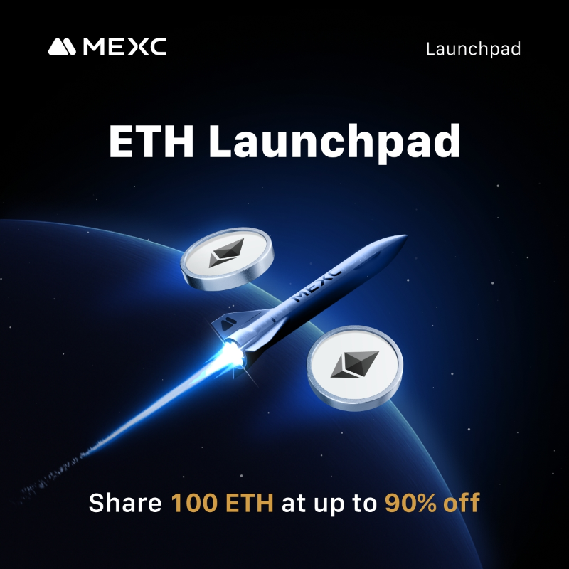 MEXC's tweet photo. What if you could buy $ETH at 2017 prices? 

Get up to 90% OFF with MEXC ETH Launchpad!

‣ 90% OFF for new users
‣ 20% OFF for everyone
‣ Invite friends to share 10,000 $USDT bonus

👇 Seats filling fast – join now