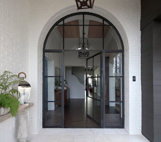 Steel french windows
