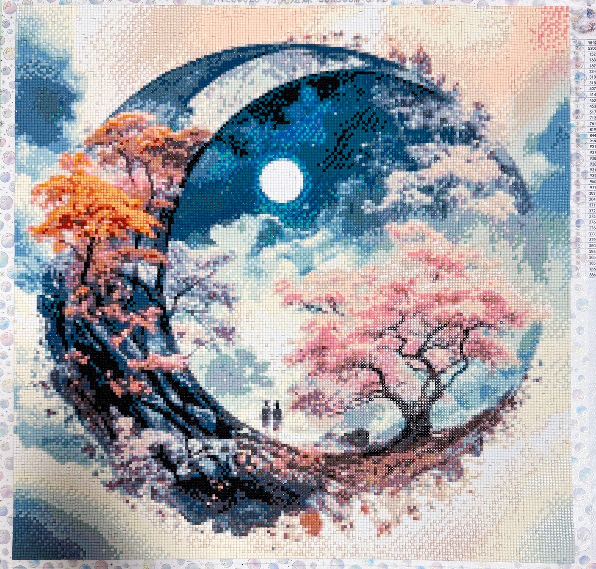 ss_DA_log's tweet image. 💎50×50
2色フェアリーダスト入り
私の中で大きめで時間かかったけど、やっぱり出来上がりは細かくて綺麗で大満足

 #ダイヤモンドアート