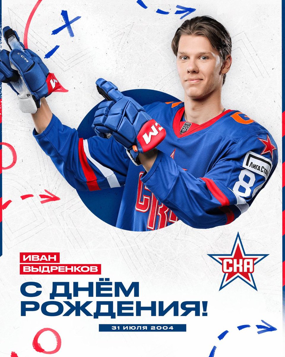 На календаре 31 июля – есть повод для поздравлений! Сегодня день рождения отмечает Иван Выдренков, нашему защитнику исполняется 21 год 🎉

Поздравляем, Ваня! Крепкого здоровья, побольше улыбок, плодотворной подготовки к сезону и уверенной игры в чемпионате 👍🏻