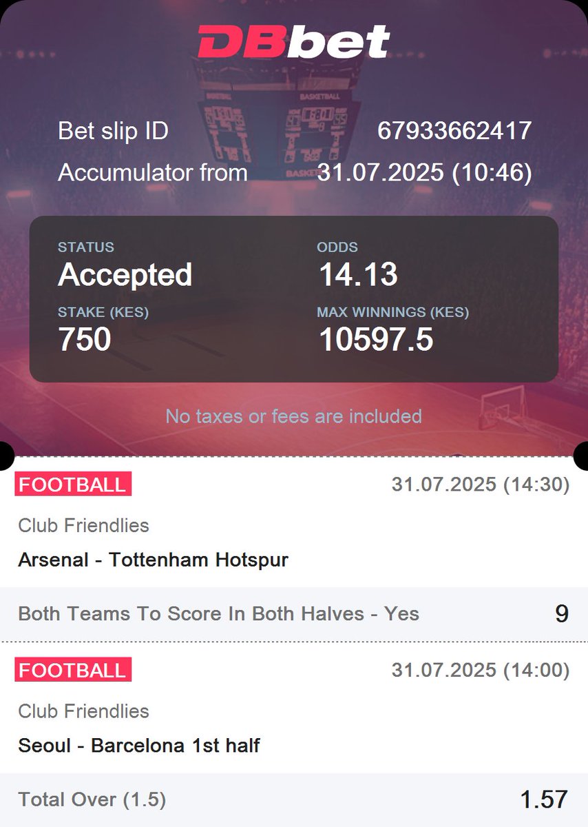 T1

14 odds 

DBBET booking code: 1UQ8G

Create account: db-bet.co/KTDB_

Promo code: KTDB