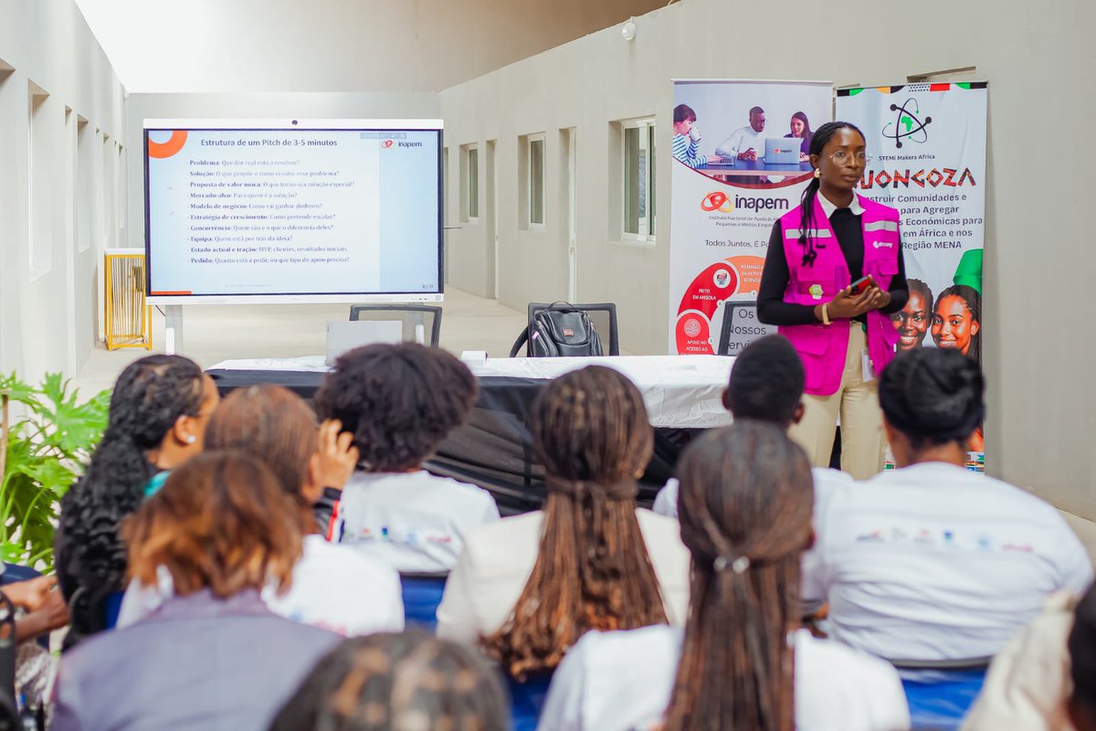 STEMiWomen's tweet image. The Project Kuongoza Accelerator program in partnership with the Government of Angola 🇦🇴  is bridging this gap by equipping young women entrepreneurs with the skills needed to thrive in a digital economy.