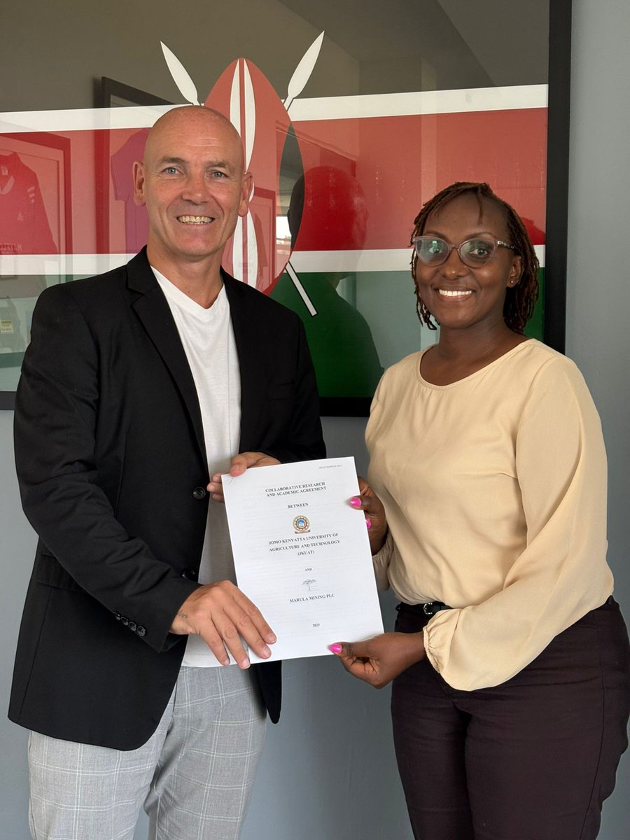 JKUAT has inked an agreement with the Marula Mining PLC to undertake strategic exchanges on a wide variety of educational and applied research programs focused on maximizing value from the development of Kenya’s mining sector.
The 5-year Collaborative Research and Academic