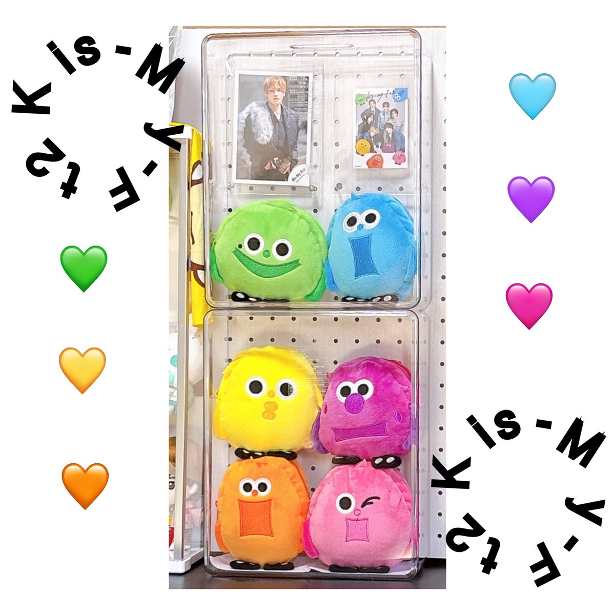 みかりん135♡Simpleリボンのポーチ♡キスぬい＆スクリーマーズ キスぬい＆スクリーマーズ♡ぬいのポーチ♡可愛いクッション付き