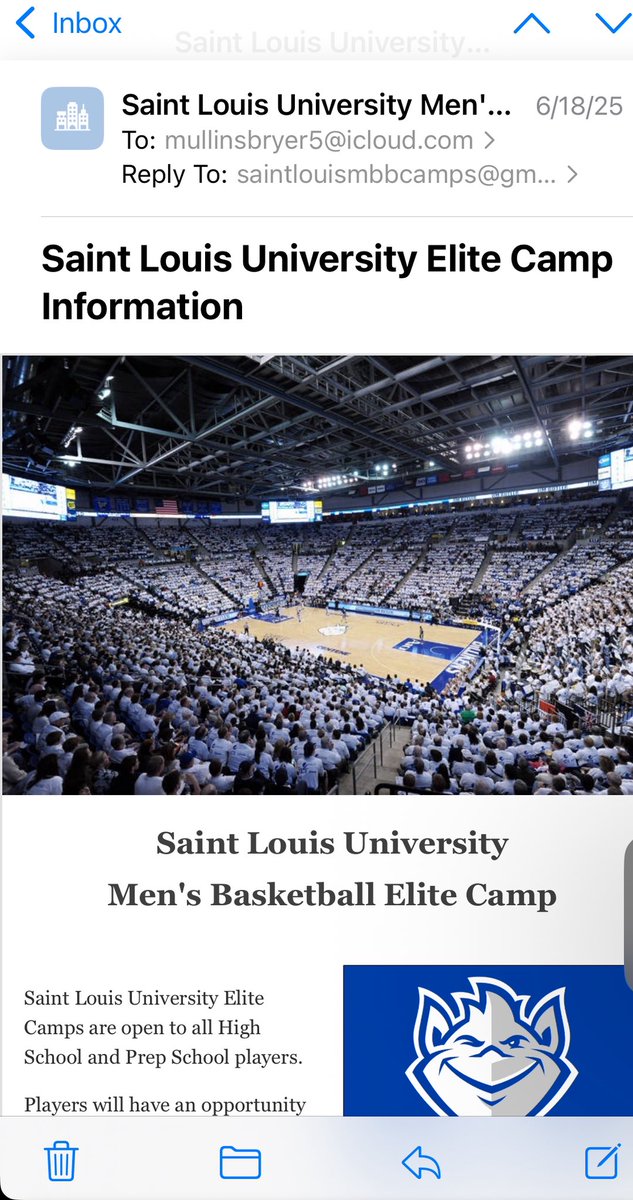 Bryer Mullins (@bryermullins5) on Twitter photo Blessed to be invited to Saint Louis University Camp <a href="/SaintLouisMBB/">Saint Louis Men's Basketball</a> <a href="/SLU_Official/">Saint Louis University</a> Blessed to be invited to Saint Louis University Camp <a href="/SaintLouisMBB/">Saint Louis Men's Basketball</a> <a href="/SLU_Official/">Saint Louis University</a>