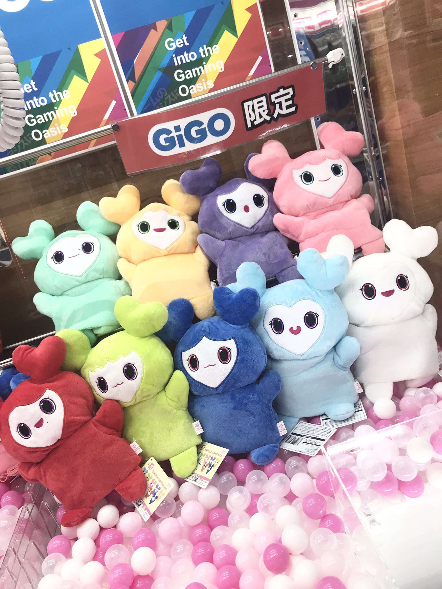 TWICE GIGO ぬいぐるみ パペット マスコット ボディバッグ ポーチ 3点】 TWICE GiGO限定 ボディバッグ マスコット ポーチ ツウィ