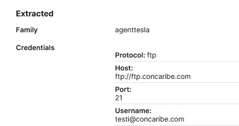 JAMESWT_WT's tweet image. &quot;Ordine di Acquisto&quot; #GuLoader &amp;gt; #AgentTesla
👇
Samples
bazaar.abuse.ch/browse/tag/009…

ExFil
⛔️ftp.concaribe.]com