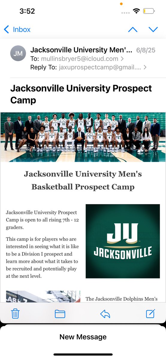 Bryer Mullins (@bryermullins5) on Twitter photo Blessed to receive a Camp invite from <a href="/JAX_MBB/">Jacksonville Men’s Basketball 🏀</a> <a href="/JacksonvilleU/">Jacksonville University</a> Blessed to receive a Camp invite from <a href="/JAX_MBB/">Jacksonville Men’s Basketball 🏀</a> <a href="/JacksonvilleU/">Jacksonville University</a>