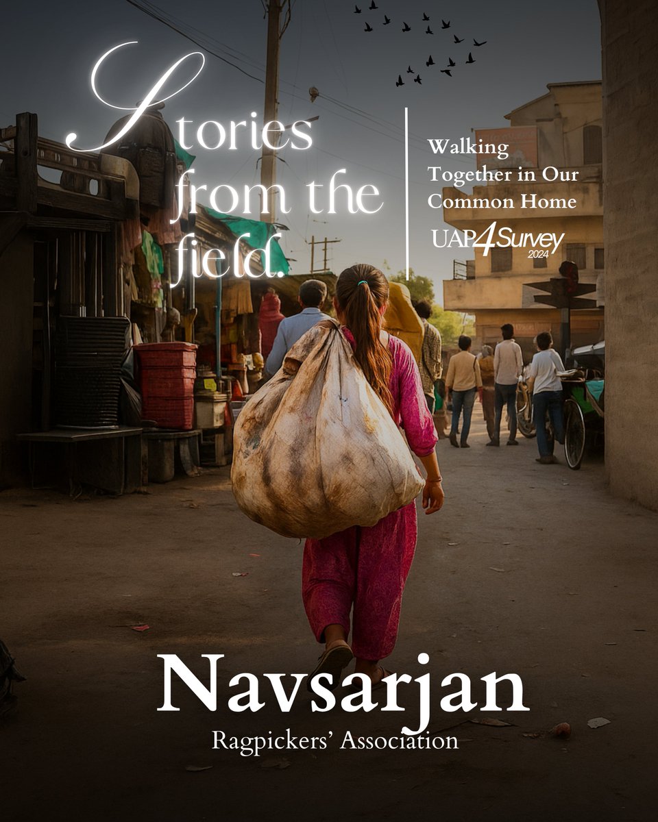 Ecojesuit (@ecojesuit) on Twitter photo In Ahmedabad 🇮🇳 ragpickers are organizing for dignity, rights & climate justice.♻️
The Navsarjan Ragpickers Association shows how integral ecology starts at the grassroots.🌱
1st #StoriesFromTheField is out! 👉 ecojesuit.com/navsarjan-ragp…
#sjes #LaudatoSi #ClimateJustice #Jesuits In Ahmedabad 🇮🇳 ragpickers are organizing for dignity, rights & climate justice.♻️
The Navsarjan Ragpickers Association shows how integral ecology starts at the grassroots.🌱
1st #StoriesFromTheField is out! 👉 ecojesuit.com/navsarjan-ragp…
#sjes #LaudatoSi #ClimateJustice #Jesuits