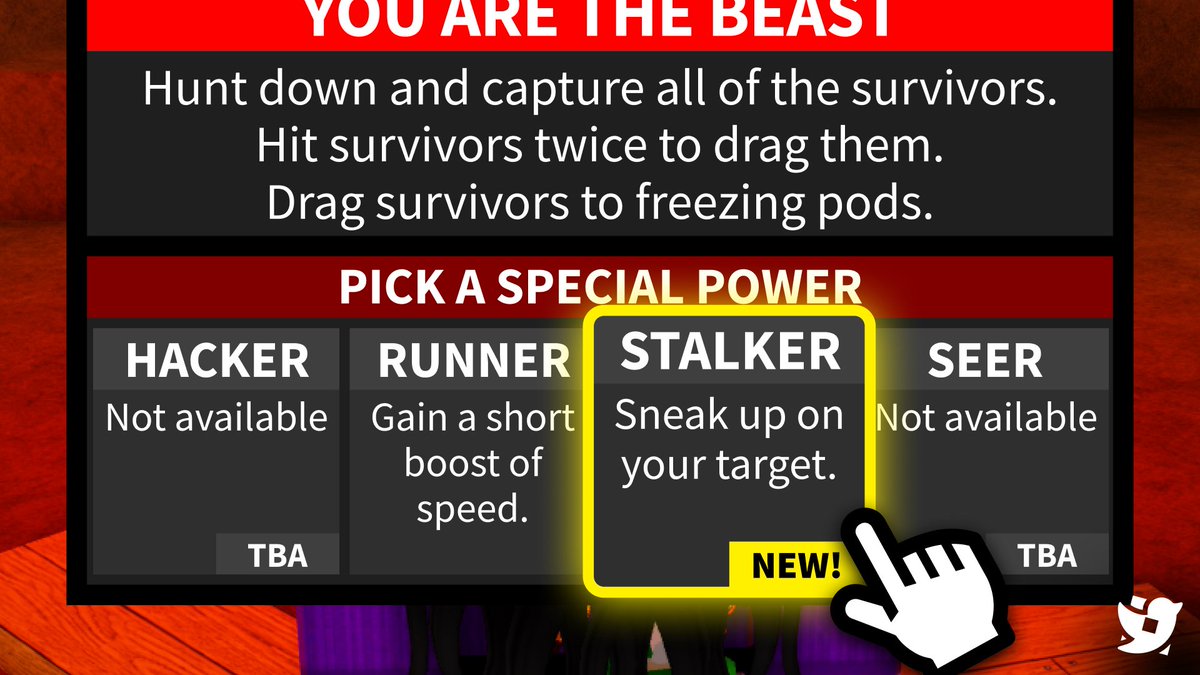 After 8 years, Flee the Facility finally has a new beast ability.