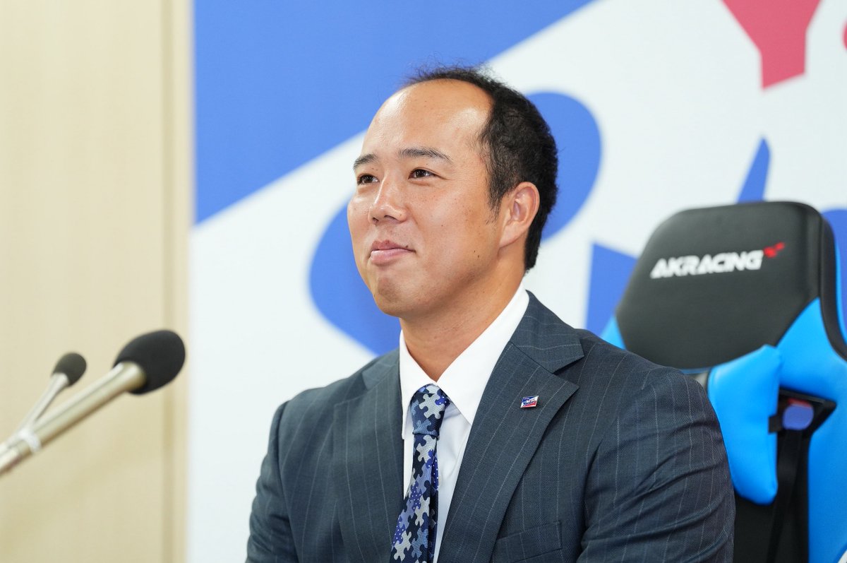 ヤクルト の入団会見に臨んだ #青柳晃洋 投手⚾️ Photo by Yasushi