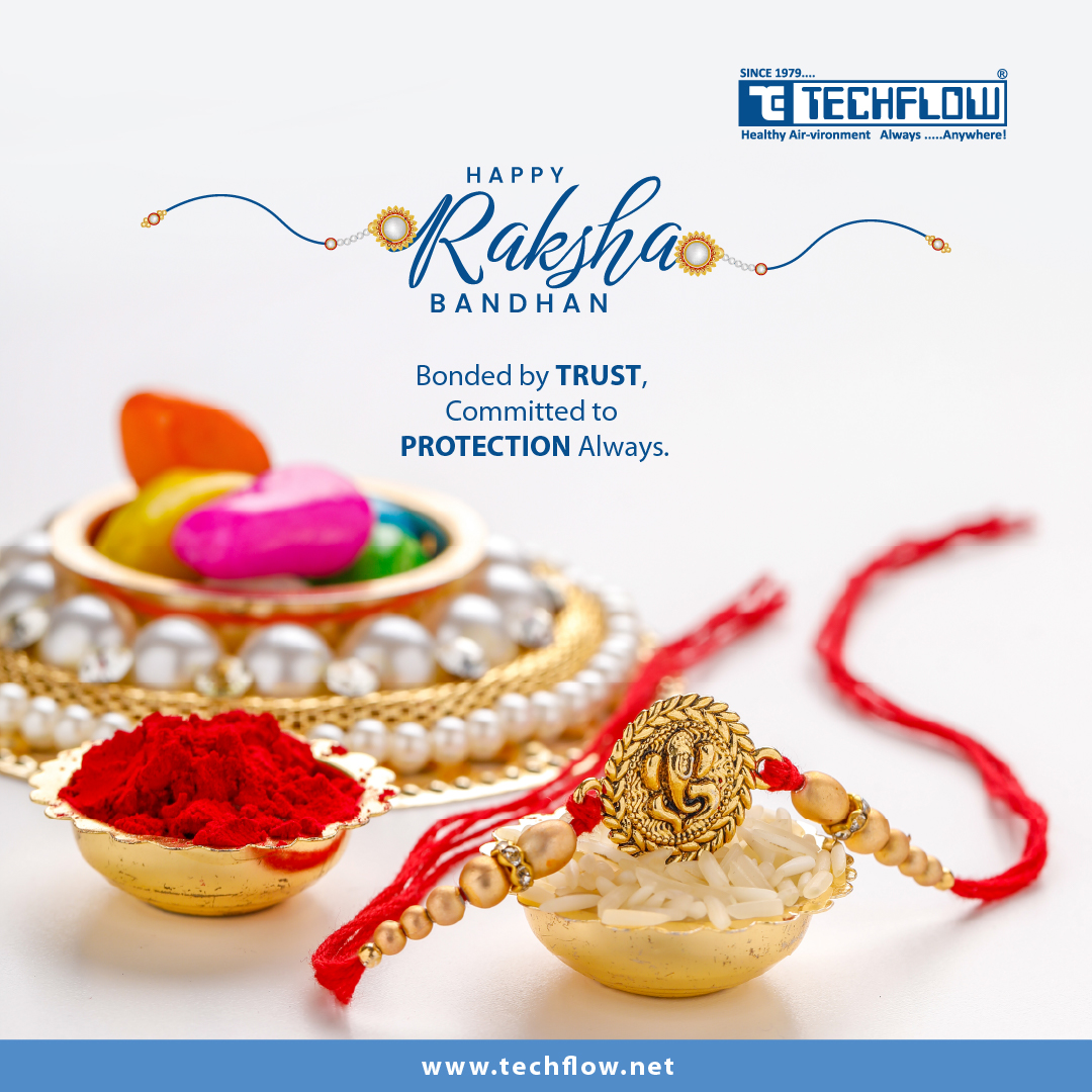 techflownet's tweet image. This Raksha Bandhan, let’s celebrate the bond that protects, uplifts, and strengthens.
Just like our systems safeguard the environment, the Rakhi symbolizes a promise of safety and trust. 💫
Wishing you a Happy Raksha Bandhan from Team TECHFLOW! 🌸
#rakshabandhan #techflow