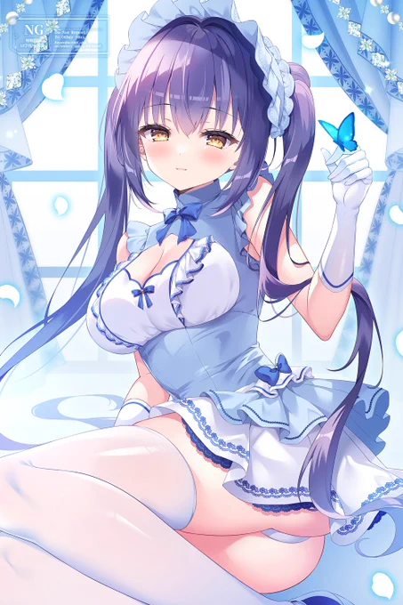 青チャイナロリータ