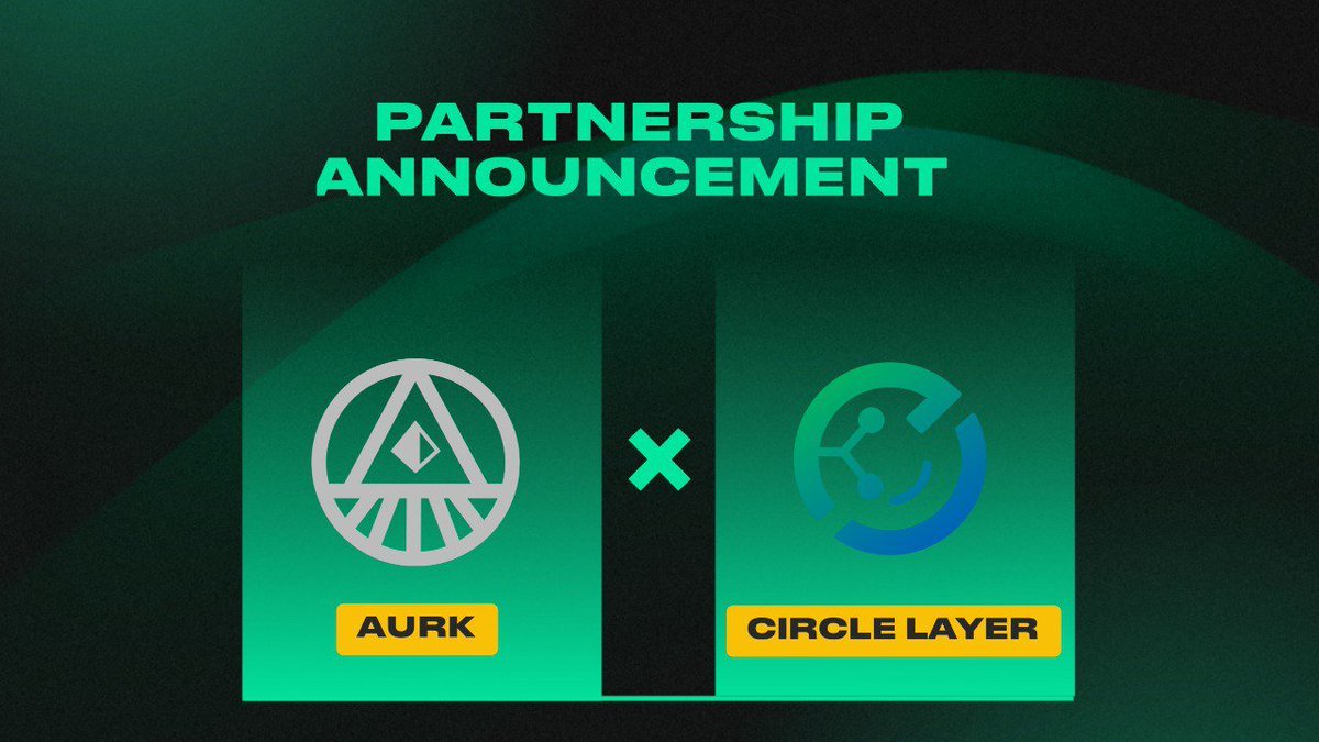 PARTNERSHIP ANNOUNCEMENT

CLAYER × AURK — The Agent Framework meets Lightning L1.

We’re excited to kick off a new partnership between @circlelayer and <a href="/aurk_ai/">AURK AI</a> — two projects redefining what’s possible in Web3 infrastructure.

🌐 Circle Layer provides blazing speed (2K TPS