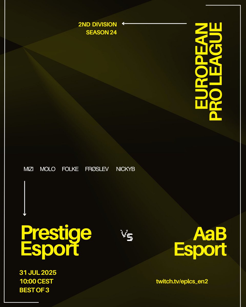 Prestige Esport CS (@prestigecs) on Twitter photo Honeymoon season still going <a href="/AaBesport/">AaB esport</a>? Or was Epic.LAN just the lucky break before reality kicks in? ๐
Letโs dance. Weโre ready ๐ฃ Honeymoon season still going <a href="/AaBesport/">AaB esport</a>? Or was Epic.LAN just the lucky break before reality kicks in? ๐
Letโs dance. Weโre ready ๐ฃ