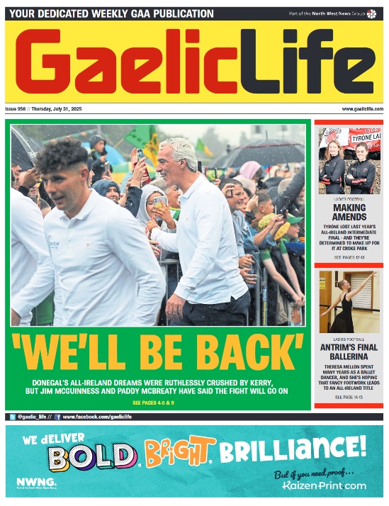 This week's Gaelic Life...

- Donegal All-Ireland final reaction
- Antrim and Tyrone ladies go forth 
- Our team of the year
- Down's 2005 minor story
- The club race begins to heat up

This and more - GaelicLife.com

We also have a £1 offer
my.gaeliclife.com/plan/promo/0rm…
