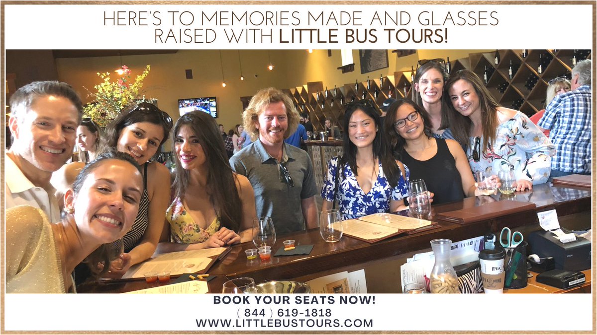Some moments don’t need filters, just your best friends, glasses full of Temecula’s finest, and a view that takes your breath away. Book your ride with us, Little Bus Tours 
(844) 619-1818.

#LittleBusTours #TemeculaWineCountry #WineWithFriends