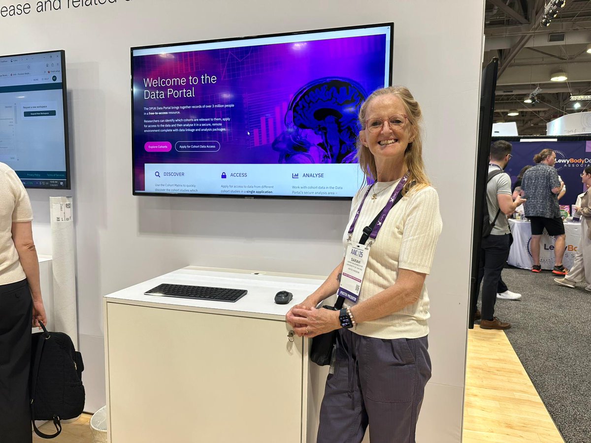 DementiasUK's tweet photo. Today at #AAIC25 - #DPUK ’s Prof Sarah Bauermeister will be speaking about harmonisation of datasets and federation at a session with @AD Data Initiative: ‘Harnessing The Power Of Collaborative Data Sharing And Research: Progress And Existing Barriers’ Room 107 10-11.30 #ADRD https://t.co/5RIsCUYQk0