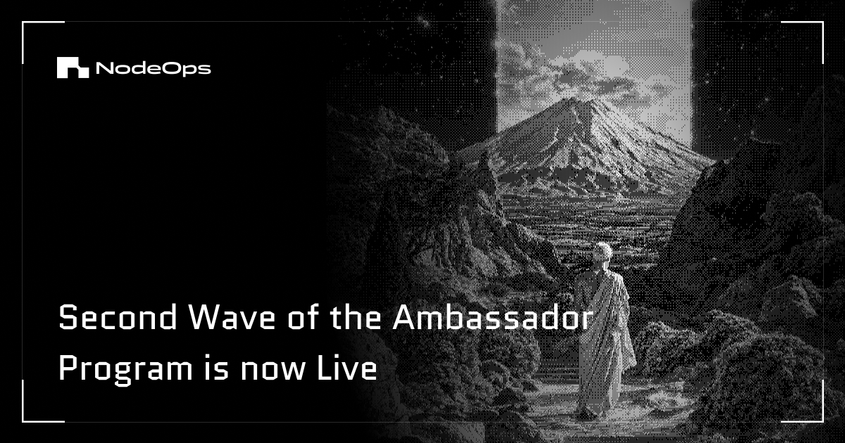 NodeOpsHQ's tweet image. It's been nearly 2 months since the Ambassador Program was announced.
Since then, the ambassadors' support has been incredible and essential.
From day one, they have played a key role in amplifying key milestones, engaging the community, and shaping the future of the NodeOps…