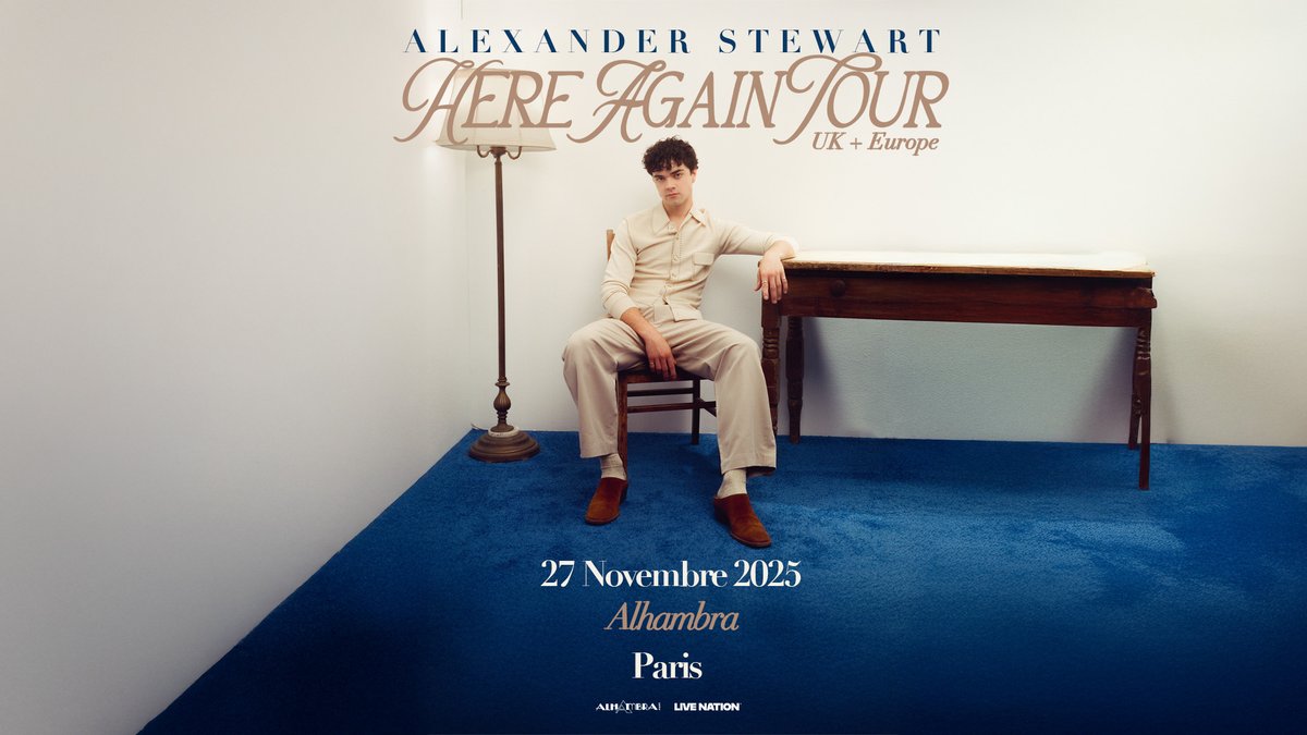 TicketmasterFR's tweet photo. #PREVENTE
@_alexanderstew en concert le 27/11 à l'@AlhambraParis : pop moderne, ballades émouvantes et live intense d’un artiste canadien en pleine ascension 💥
🎟️ https://t.co/roDSuNR1vW https://t.co/ri9jRiYDCW
