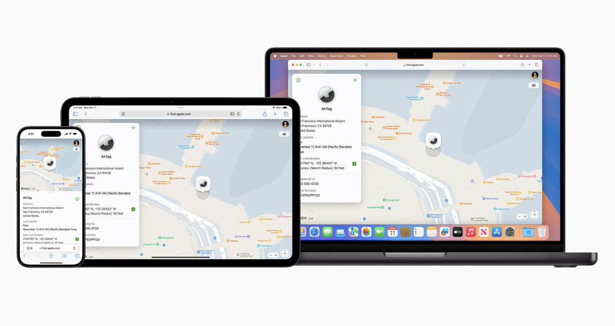 Juanky7274's tweet image. &quot;¡Más de 25 aerolíneas, incluidas Saudia, ahora usan la función de iOS 18.2 para rastrear equipaje perdido con AirTag! Comparte la ubicación de tu maleta con un enlace y reúnete con ella en 7 días. 🧳✈️ #iOS182 #AirTag #Viajes&quot;