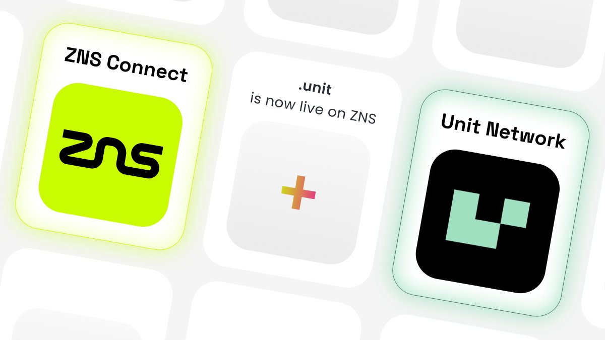 ZNS CONNECT (@znsconnect) on Twitter photo 🧠 Define Your Identity with .unit Domains!
.unit domains, powered by ZNS, enhance <a href="/UnitsNetwork/">Units.Network</a>'s AI & RWA ecosystem:
🔹 AI-native for agents and tokenized assets
🛠 Modular sidechains for seamless scalability
🌐 Cross-chain identity via ZNS
🔐 ZK-verified ownership
Mint yours 🧠 Define Your Identity with .unit Domains!
.unit domains, powered by ZNS, enhance <a href="/UnitsNetwork/">Units.Network</a>'s AI & RWA ecosystem:
🔹 AI-native for agents and tokenized assets
🛠 Modular sidechains for seamless scalability
🌐 Cross-chain identity via ZNS
🔐 ZK-verified ownership
Mint yours