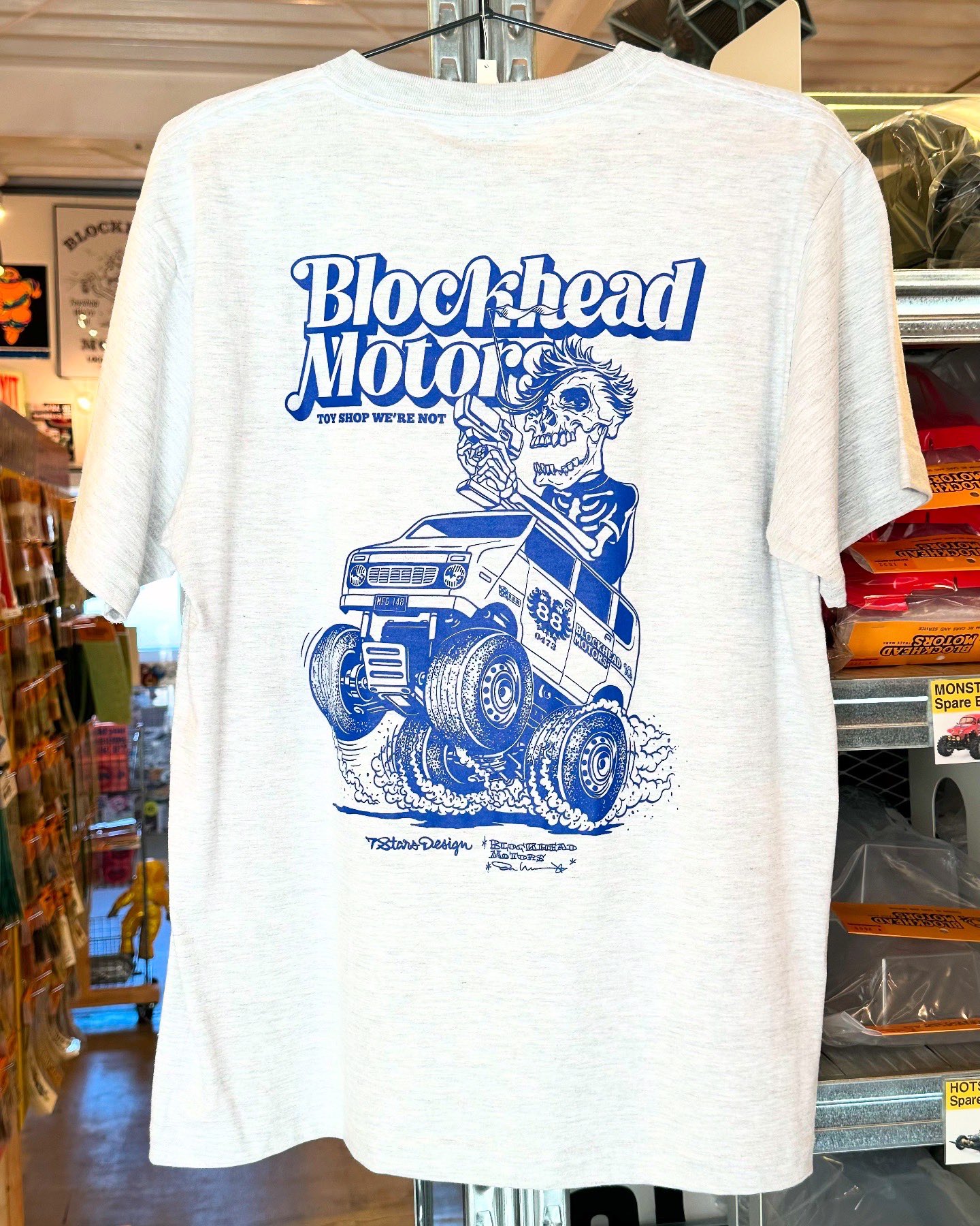 7STARS DESIGN x BLOCKHEAD MOTORS 1周年Tシャツ waka_blockhead motors on X: