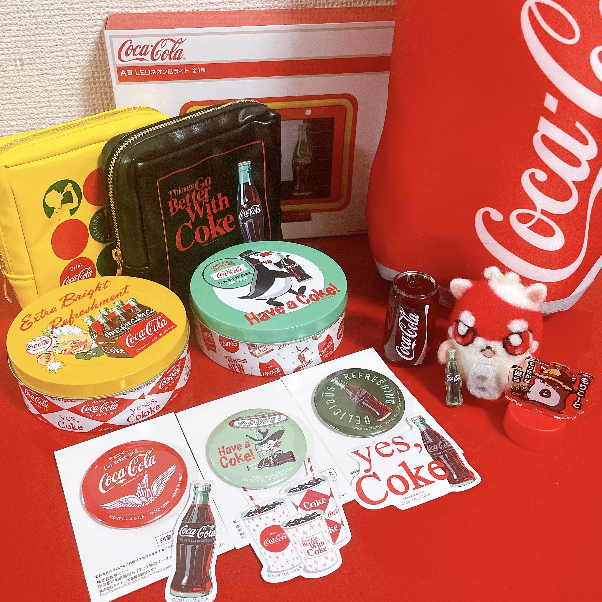 【新品】Coca-Cola®　タイトーくじ　LEDネオン風ライト Coca-Cola LEDネオン風ライト タイトーくじ A賞 - メルカリ