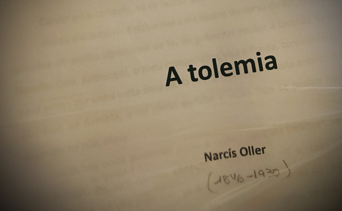 Rafa Vilar gaña a V edición do Premio Realia de Tradución Literaria coa obra A tolemia, de Narcís Oller.