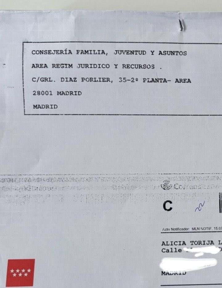 ¿Cuánto tiempo es razonable tener que esperar una resolución de un recurso de alzada sobre un tema relacionado con la dependencia?
Acabo de recibir un certificado de la Consejería de <a href="/adavimu/">Ana Davila</a> con una respuesta. Han tardado ¡¡16 meses!!

Luego nos dicen que el tema de los plazos o