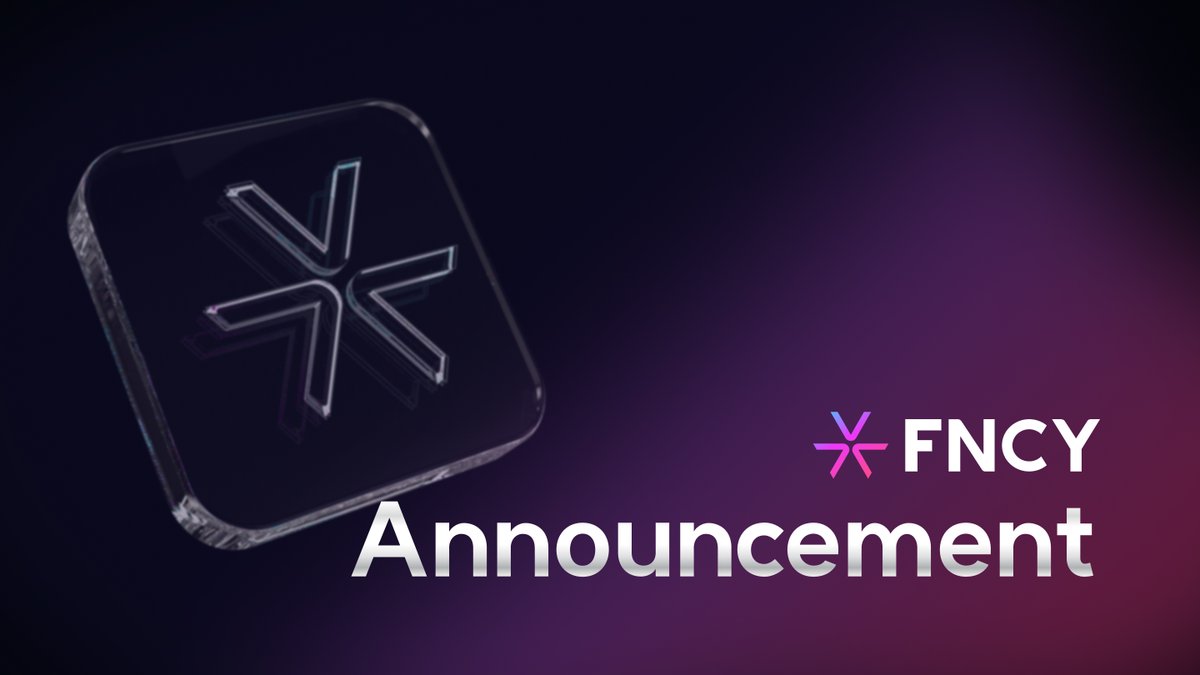 📢 FNCY Announcement

FNCY will strategically transition from its existing mainnet to BEP20 tokens in November 2025.

🔗 Details : fncycs.zendesk.com/hc/en-us/artic…