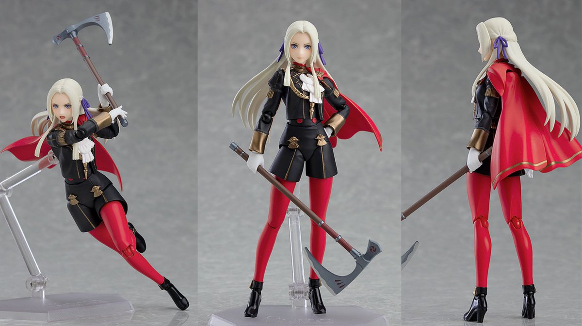 【🦁파이어 엠블렘 풍화설월 에델가르트 피그마】 

🛒: m.site.naver.com/1NHHO
📏높이: 약 150mm
📅발매: 2026년 5월 예정 

🎮 SRPG 게임 시리즈 『파이어 엠블렘 풍화설월』
천 년의 역사를 자랑하는 대국 ‘아드라스테아 제국’의
황녀이자 제1순위 황위 계승자, 에델가르트 폰 흐레스벨그가