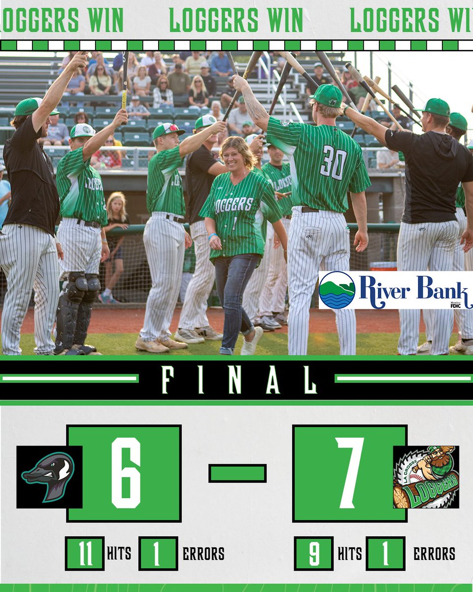 La Crosse Loggers Baseball Club tweet media