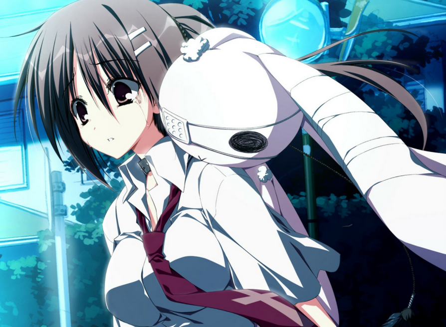 theaugusthail's tweet photo. If I had a nickel for every visual novel I've read that featured a girl with a bunny plushie, I would have three nickels.. https://t.co/w6Ypgno5oi