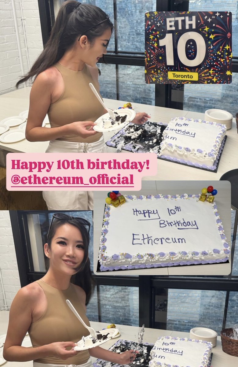 Happy 10th birthday! <a href="/ethereum/">Ethereum</a> 
#ethereum #Ethereum10 #ethereum10th #cryptocurrency